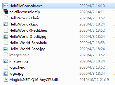 convert heic files by using command lines